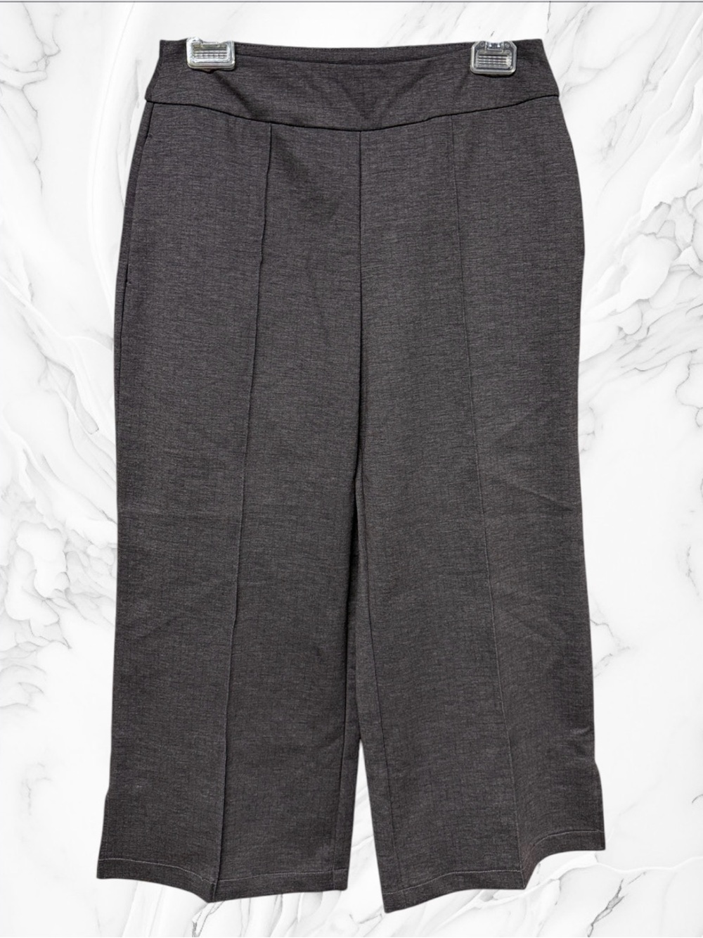 Tribal Charcoal gray Cropped Wide-Leg crop Pants P/S
